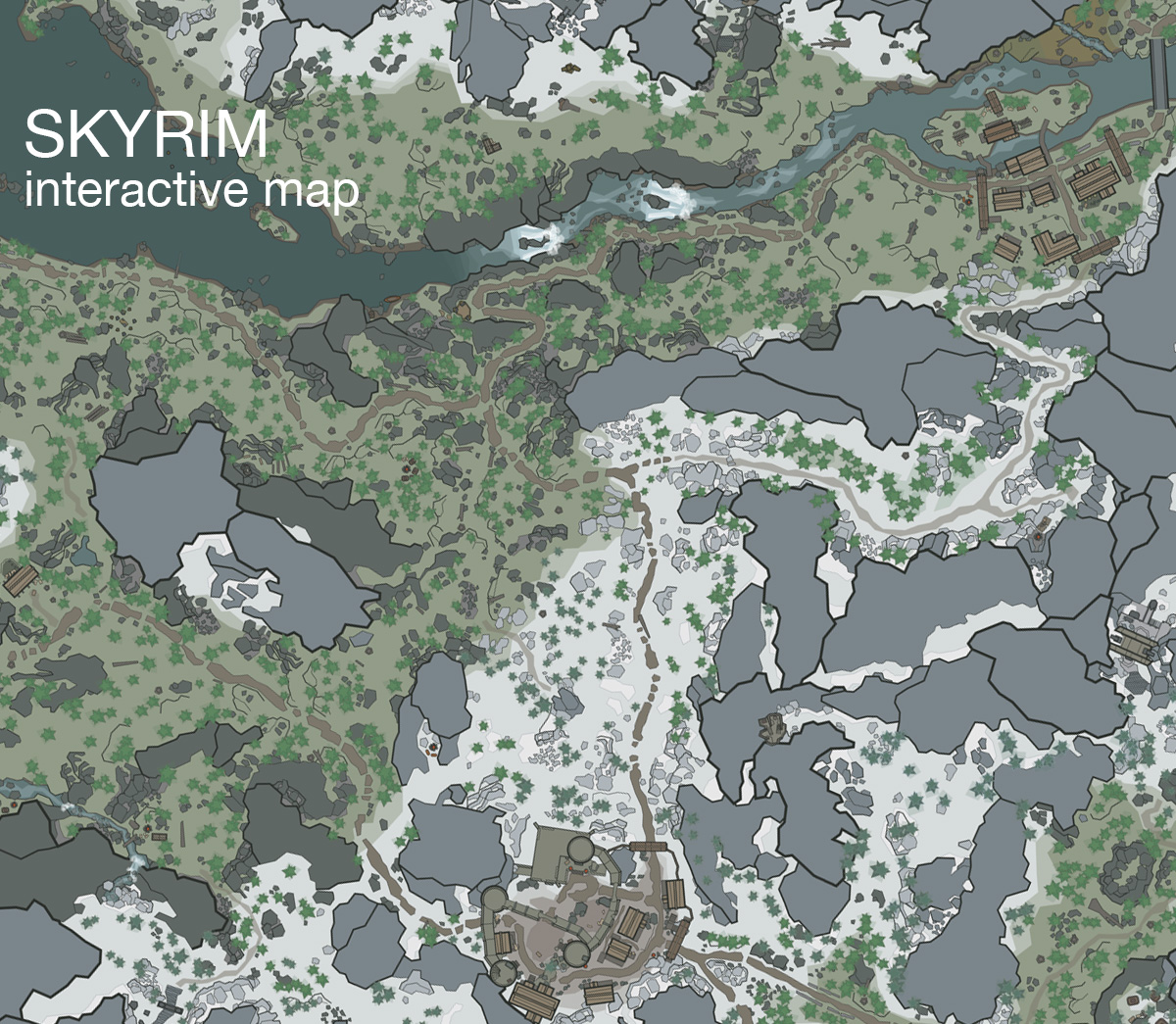 Skyrim World Map